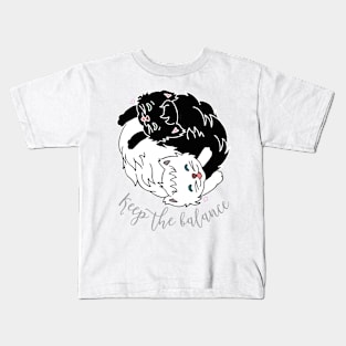 Cat Balance Kids T-Shirt